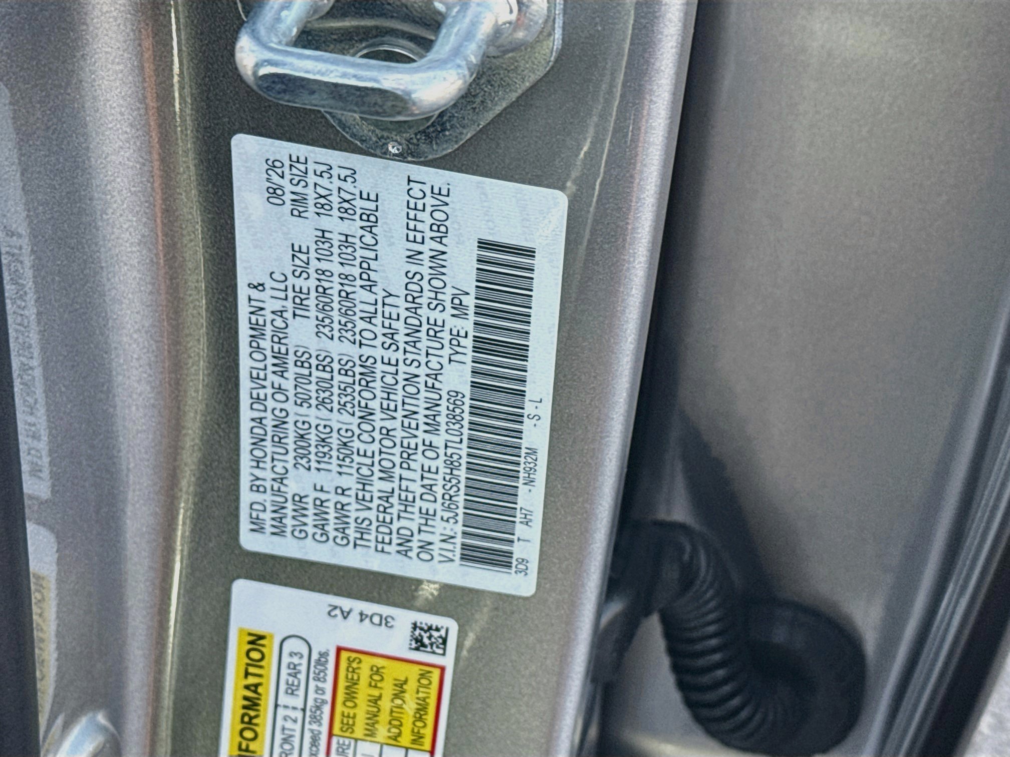 New 2026 Honda CR-V Sport-L image 27