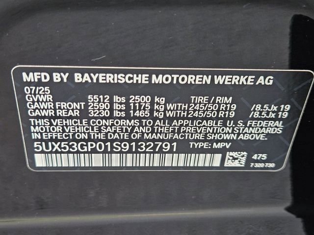 Certified 2025 BMW X3 xDrive30 AWD/4WD image 24