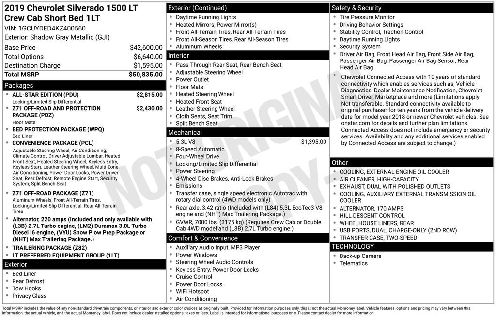 Used 2019 Chevrolet Silverado 1500 LT w/ All-Star Edition image 34