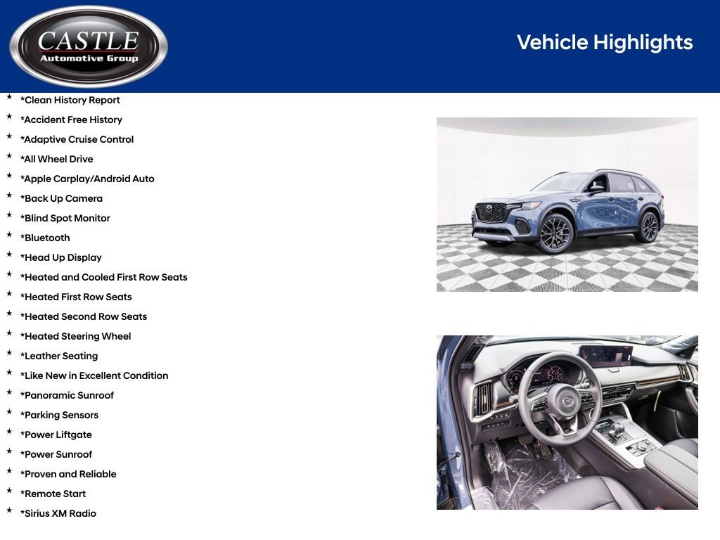 Used 2025 MAZDA CX-70 Plug-In Hybrid w/ Premium Plus image 4