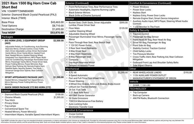 Used 2021 RAM 1500 Big Horn image 4