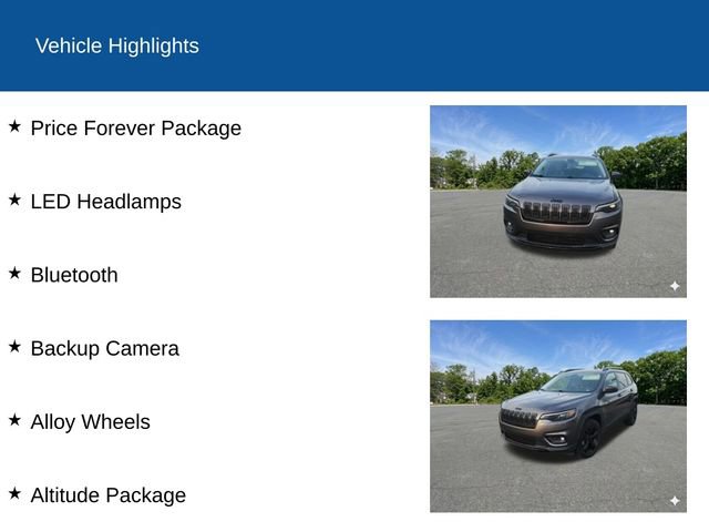 Used 2019 Jeep Cherokee Latitude Plus AWD/4WD image 2