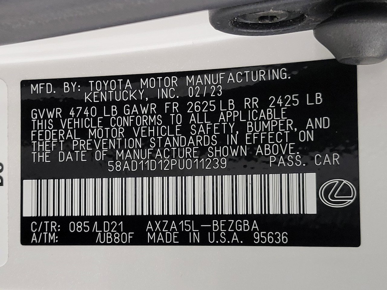 Used 2023 Lexus ES 250 w/ Premium Package AWD/4WD image 29