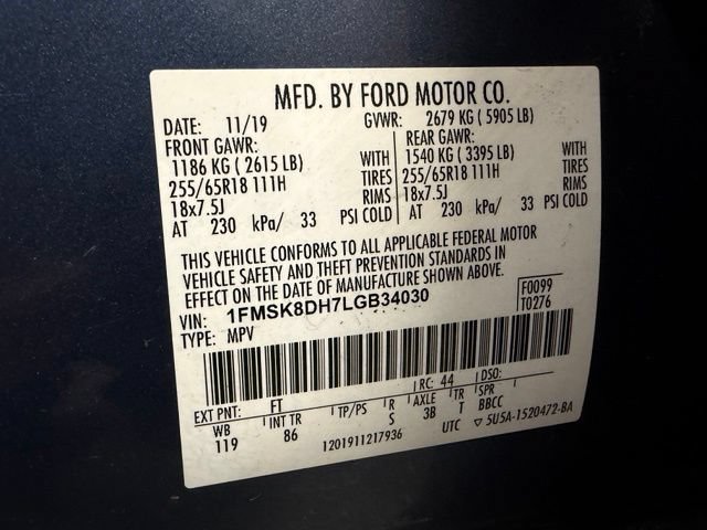 Used 2020 Ford Explorer XLT AWD/4WD image 32