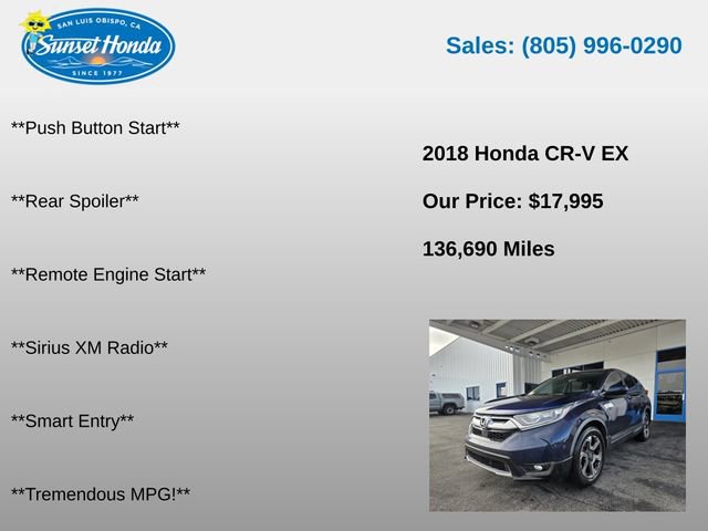 Used 2018 Honda CR-V EX image 7