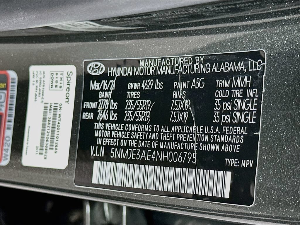 Certified 2022 Hyundai Tucson Limited FWD image 33
