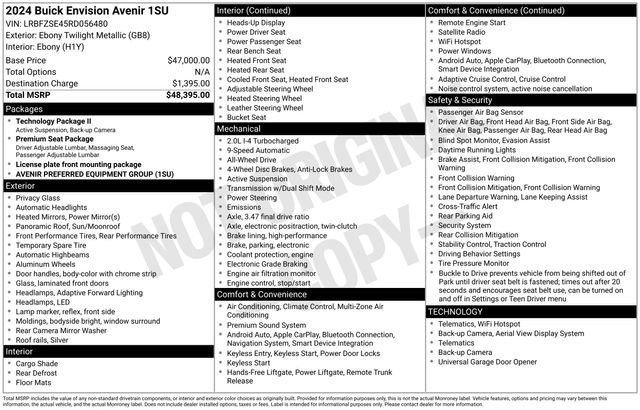 Used 2024 Buick Envision Avenir image 37