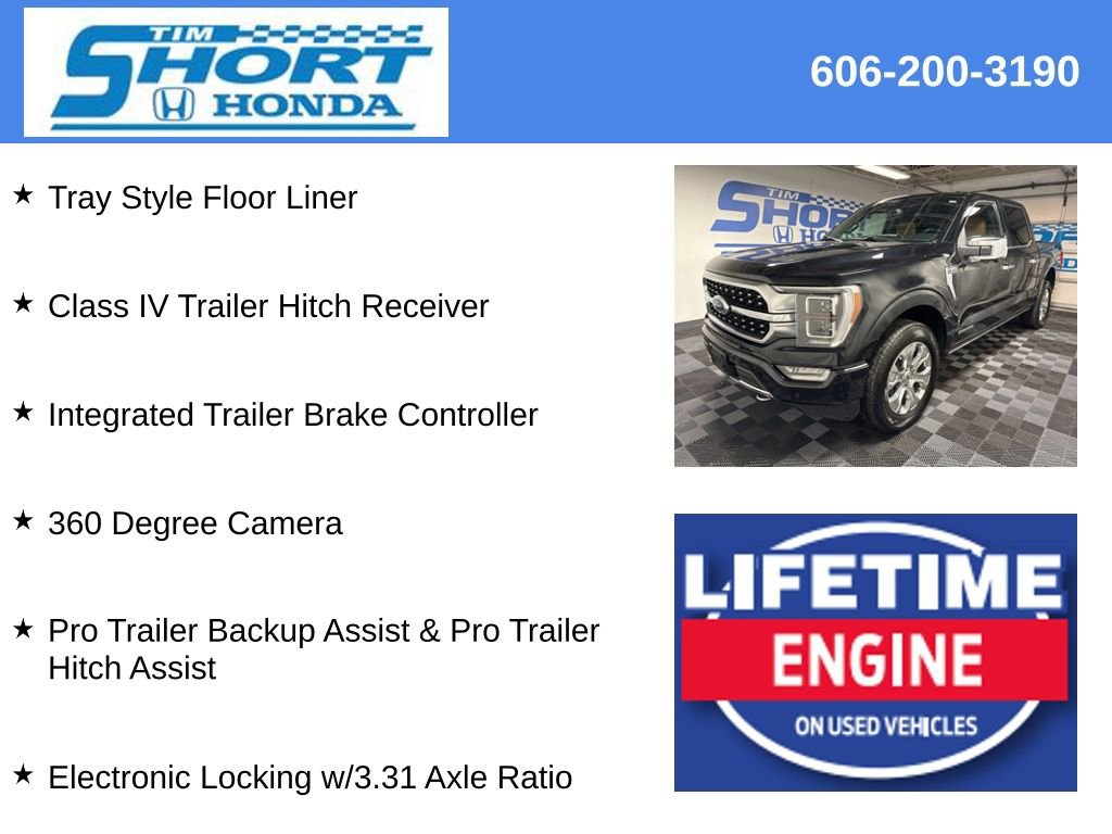 Used 2023 Ford F150 Platinum w/ Equipment Group 701A High AWD/4WD image 21