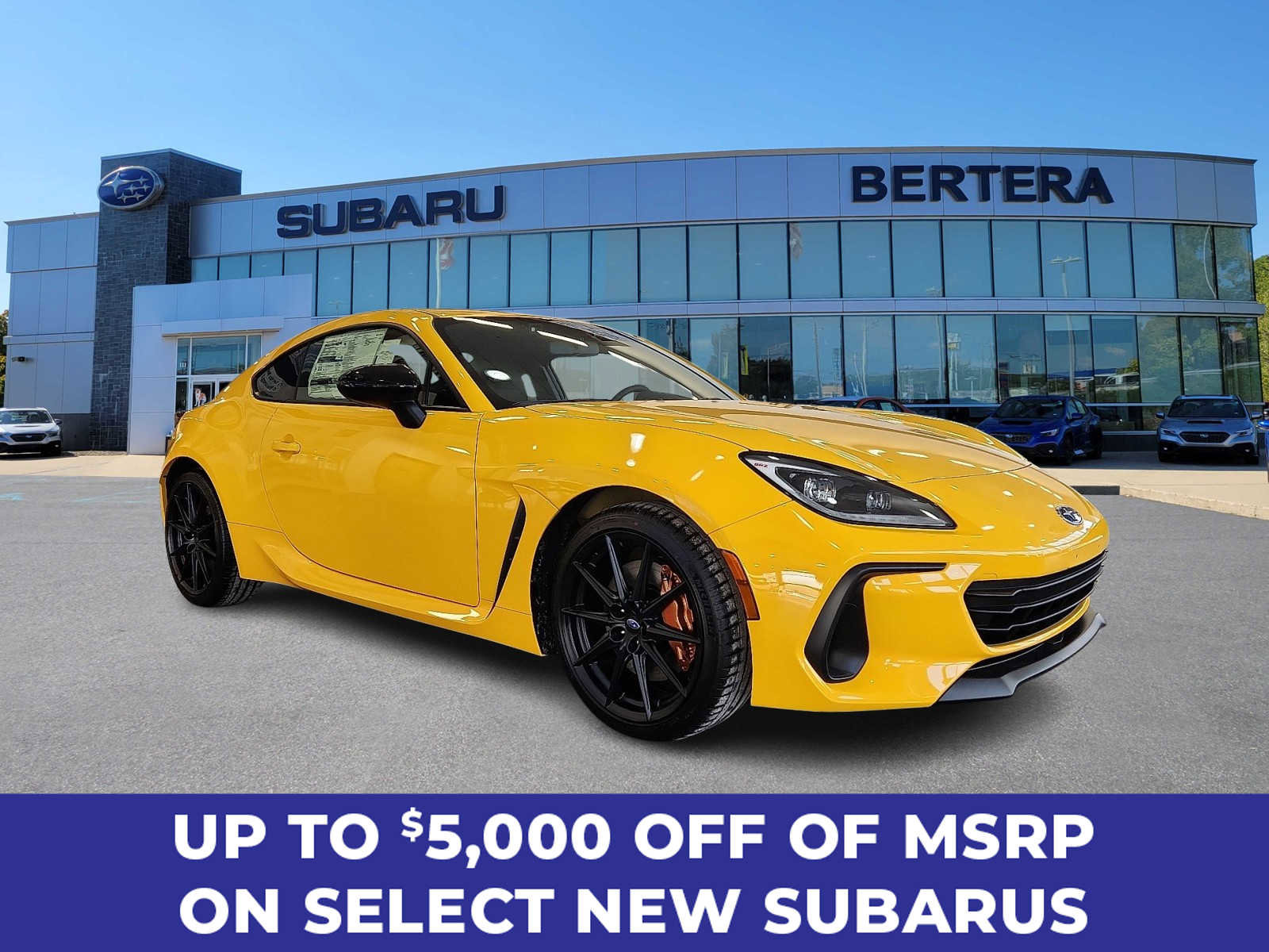 New 2026 Subaru BRZ Series.Yellow