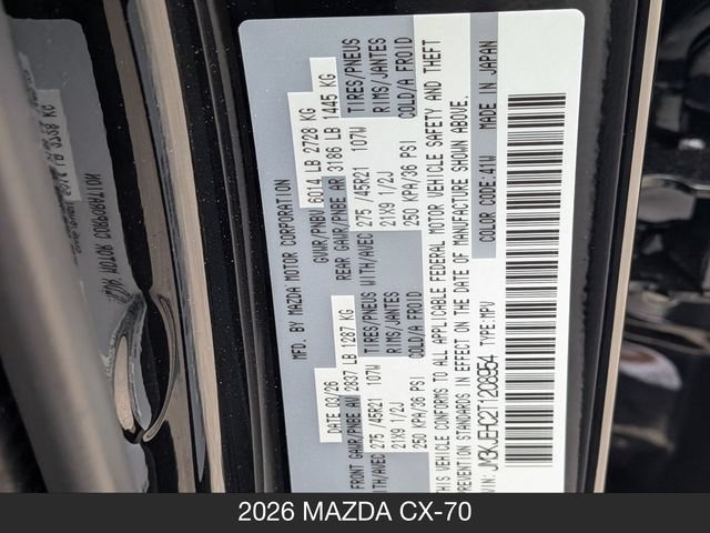 New 2026 MAZDA CX-70 3.3 Turbo S w/ Premium Plus AWD/4WD image 32
