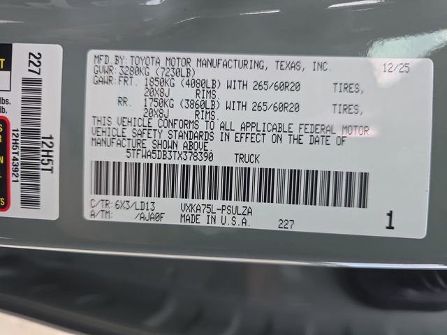 New 2026 Toyota Tundra Limited image 34