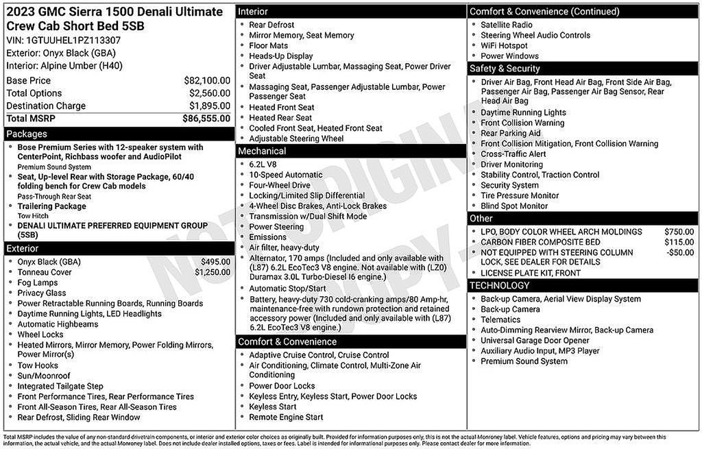 Used 2023 GMC Sierra 1500 Denali Ultimate image 37