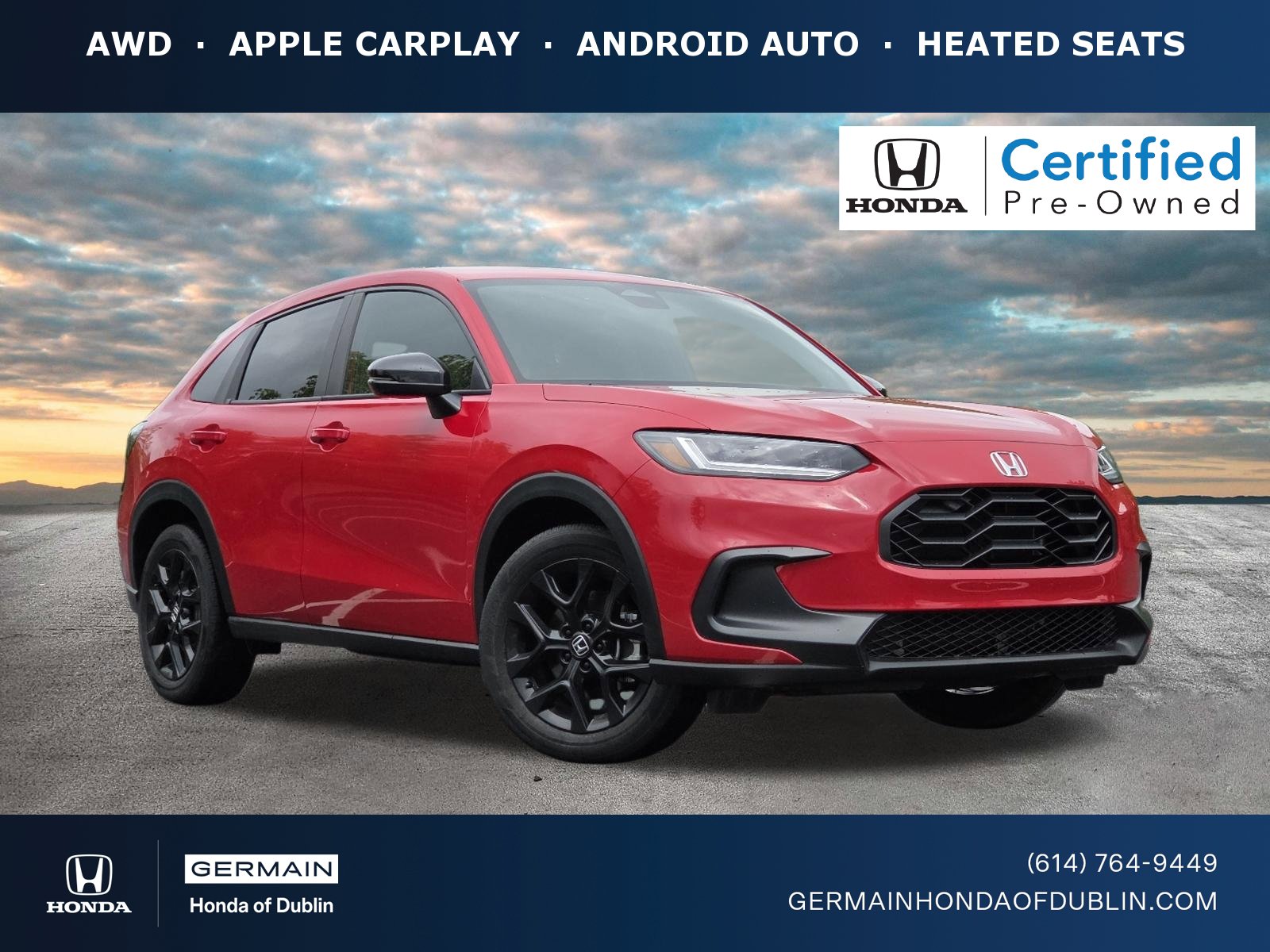 Certified 2024 Honda HR-V Sport