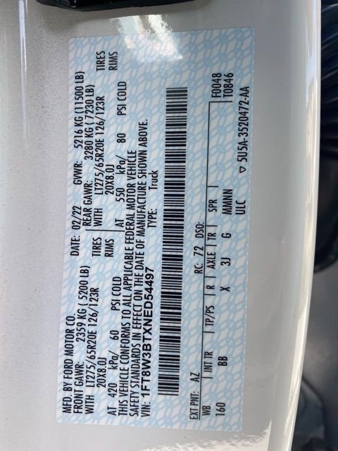 Used 2022 Ford F350 Platinum w/ FX4 Off-Road Package AWD/4WD image 12