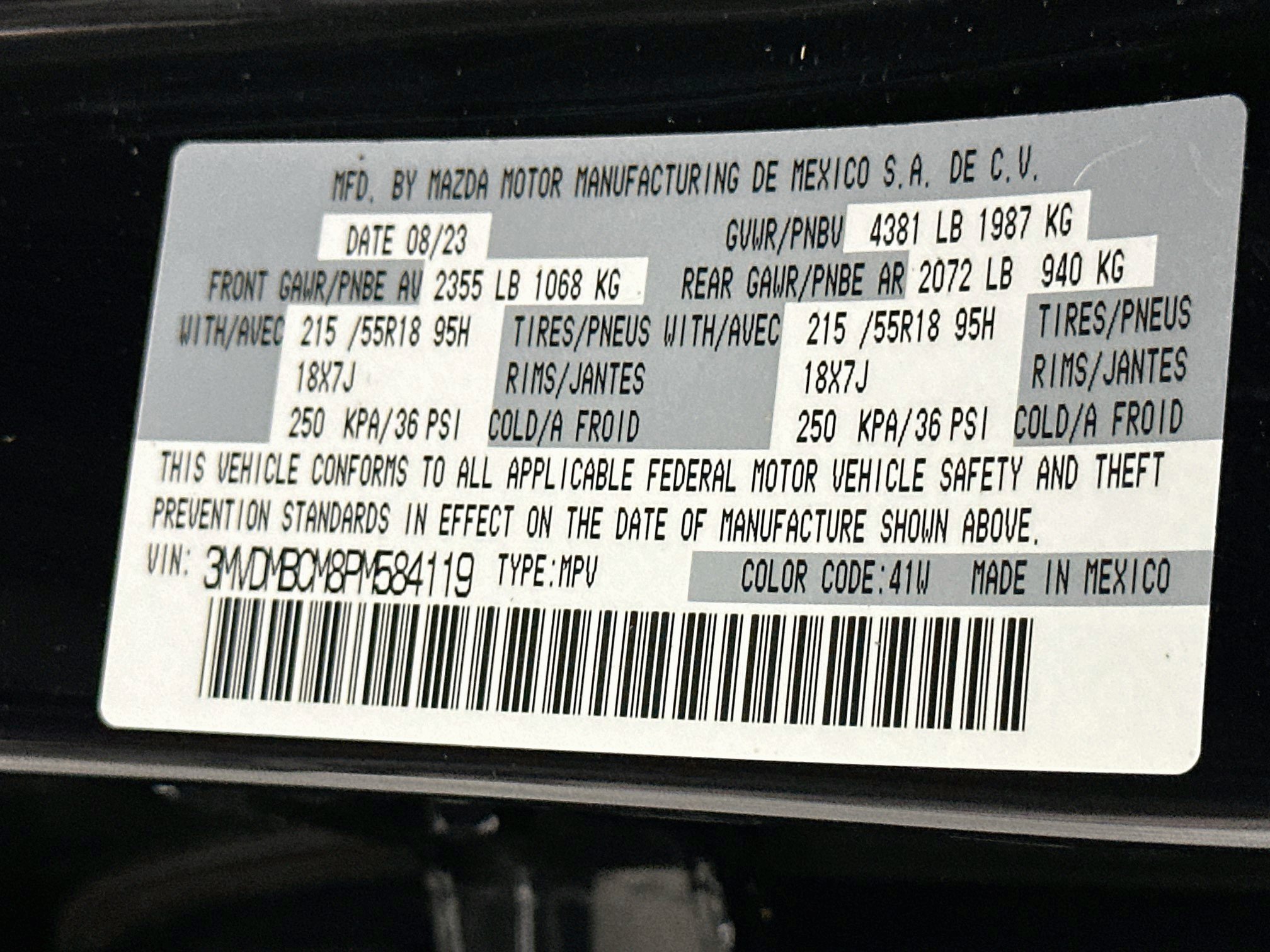 Used 2023 MAZDA CX-30 AWD 2.5 S w/ Preferred Package image 12