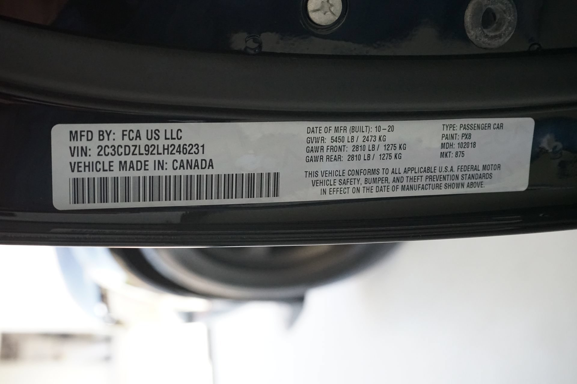 Used 2020 Dodge Challenger SRT Super Stock RWD image 28