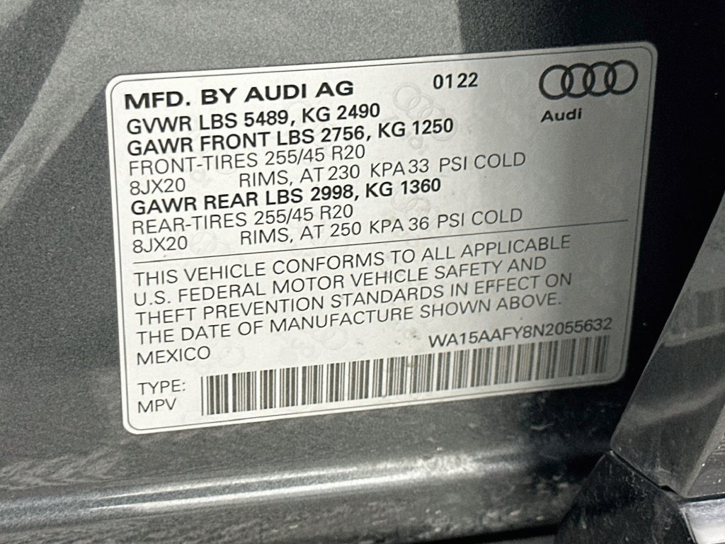 Used 2022 Audi Q5 2.0T Premium Plus w/ Premium Plus Package AWD/4WD image 33