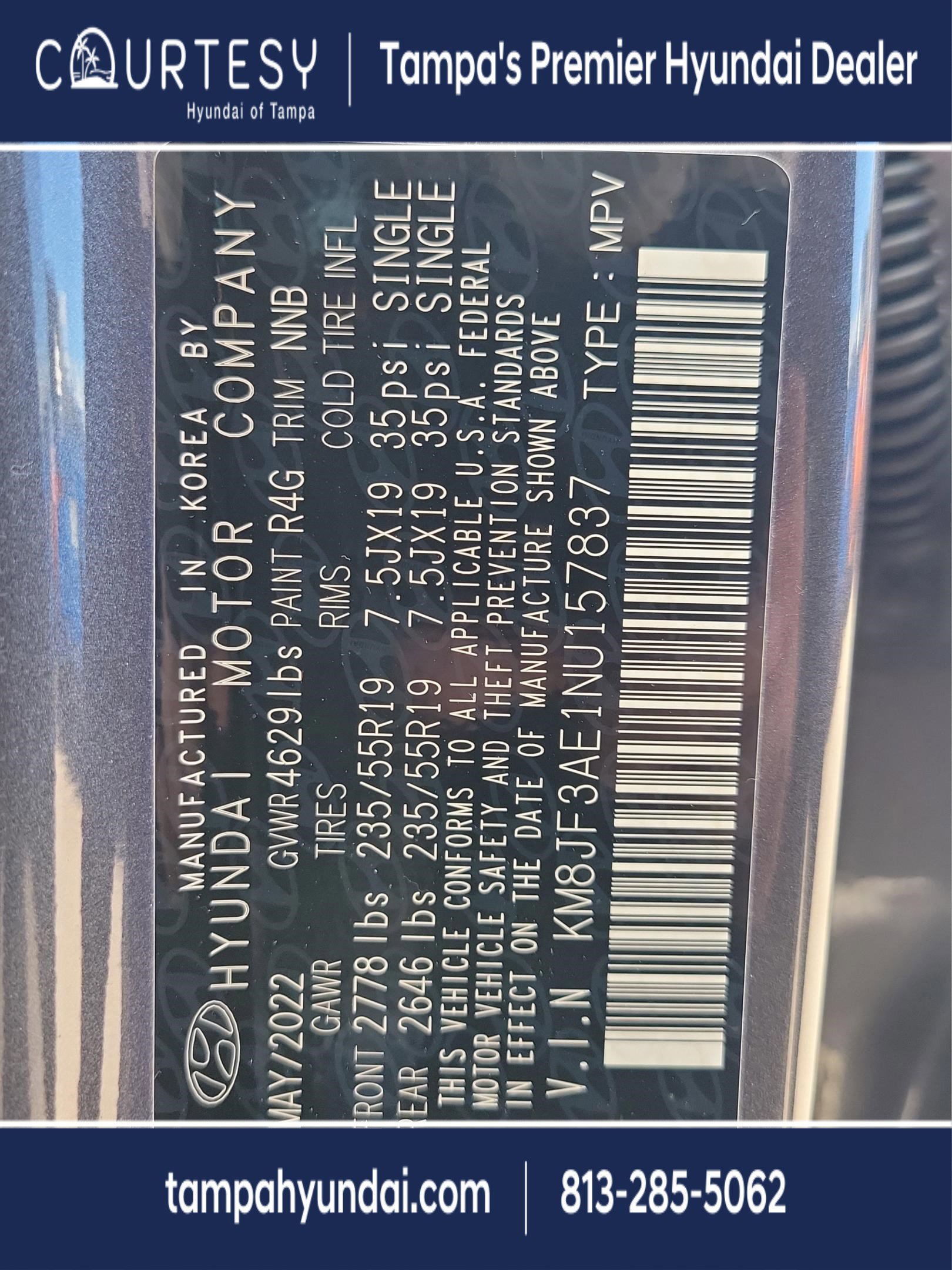 Certified 2022 Hyundai Tucson XRT image 34