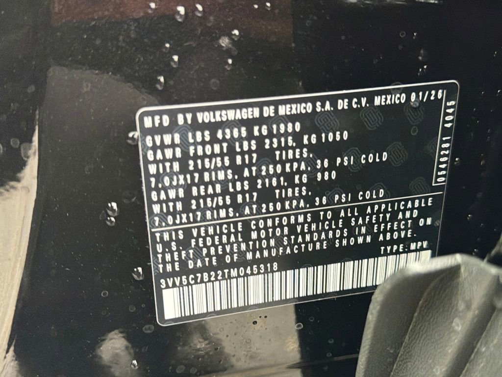 New 2026 Volkswagen Taos S image 26