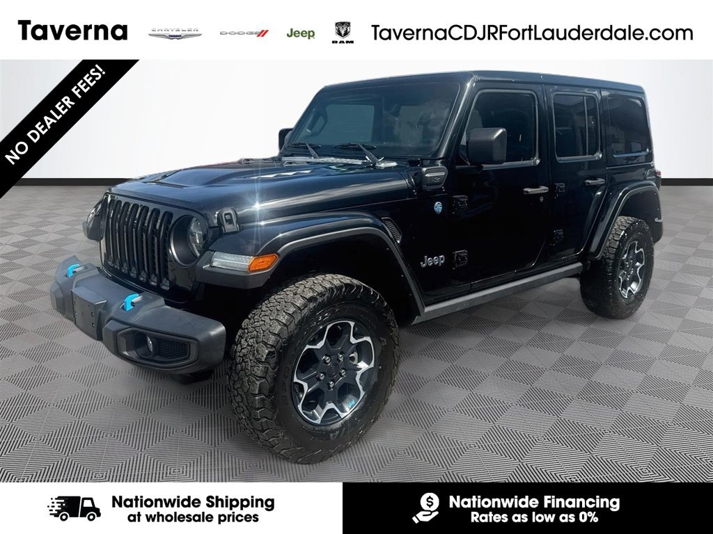 Certified 2022 Jeep Wrangler Unlimited Rubicon 4xe w/ Cold Weather Group