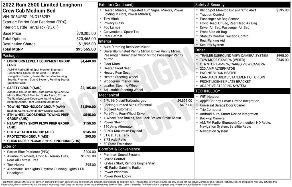 Used 2022 RAM 2500 Limited image 34
