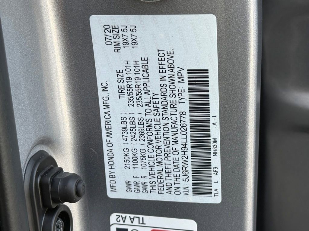 Used 2020 Honda CR-V Touring image 32