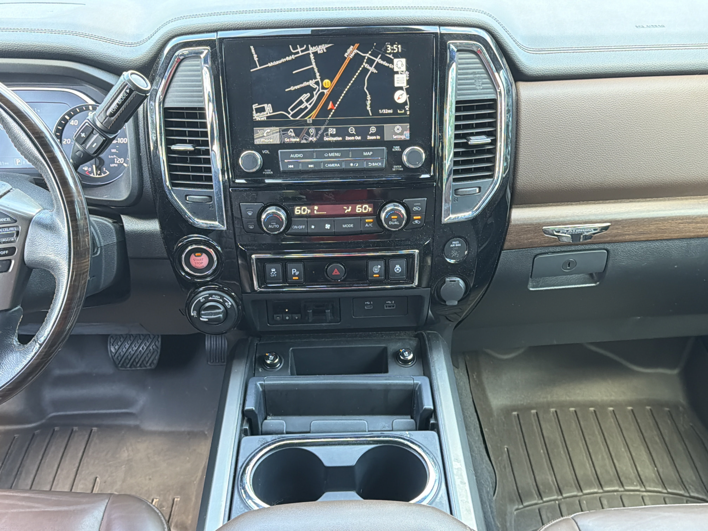 Used 2020 Nissan Titan Platinum Reserve w/ Moonroof Package AWD/4WD image 11