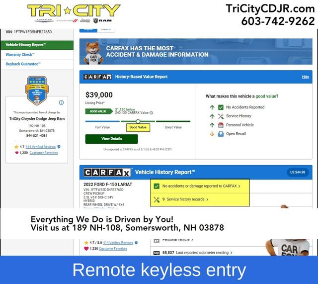 Used 2022 Ford F150 Lariat image 14