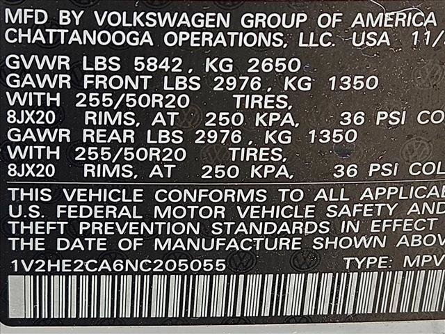 Used 2022 Volkswagen Atlas Cross Sport SE AWD/4WD image 21