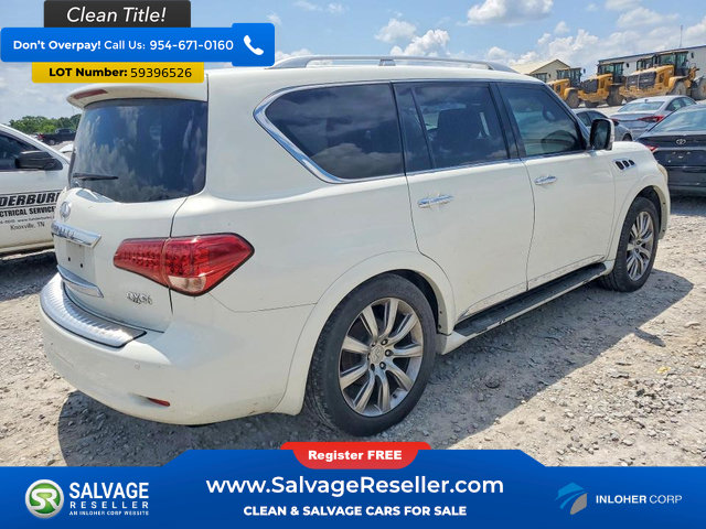 Used 2012 INFINITI QX56 4WD w/ Theater Pkg image 4