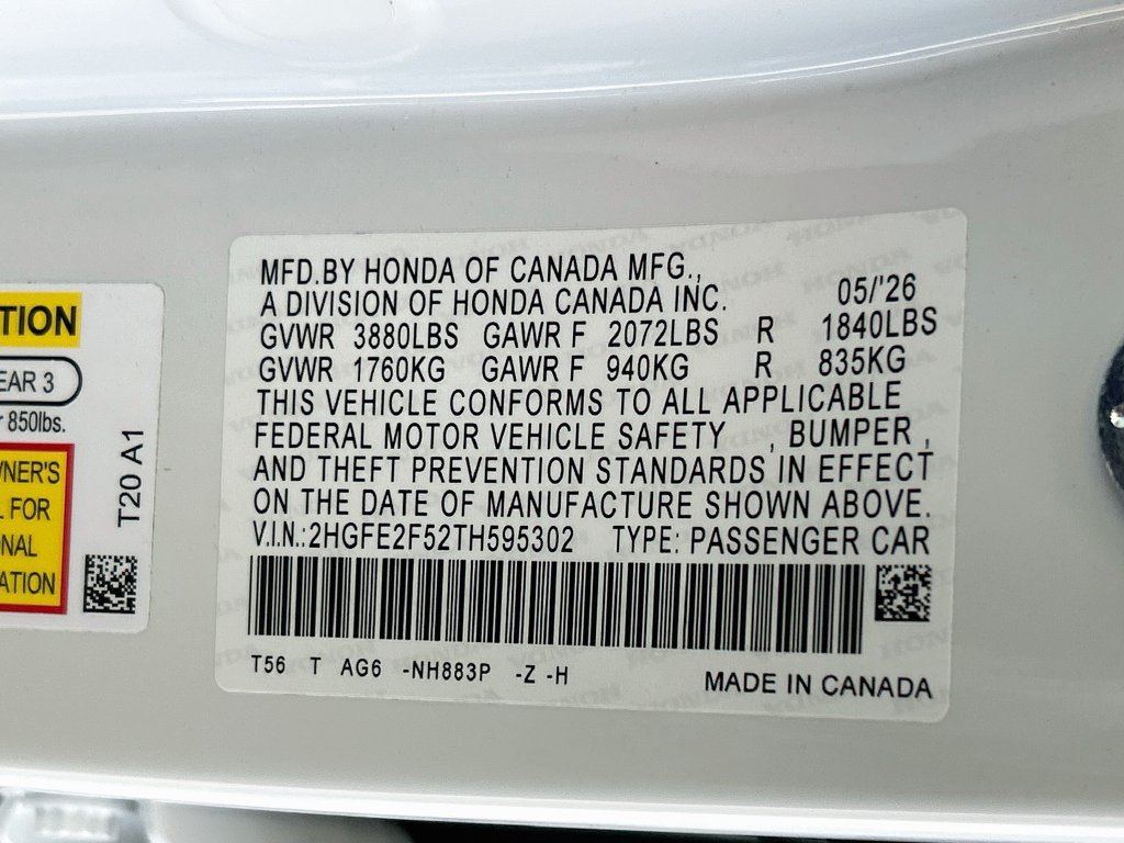Certified 2026 Honda Civic Sport image 28