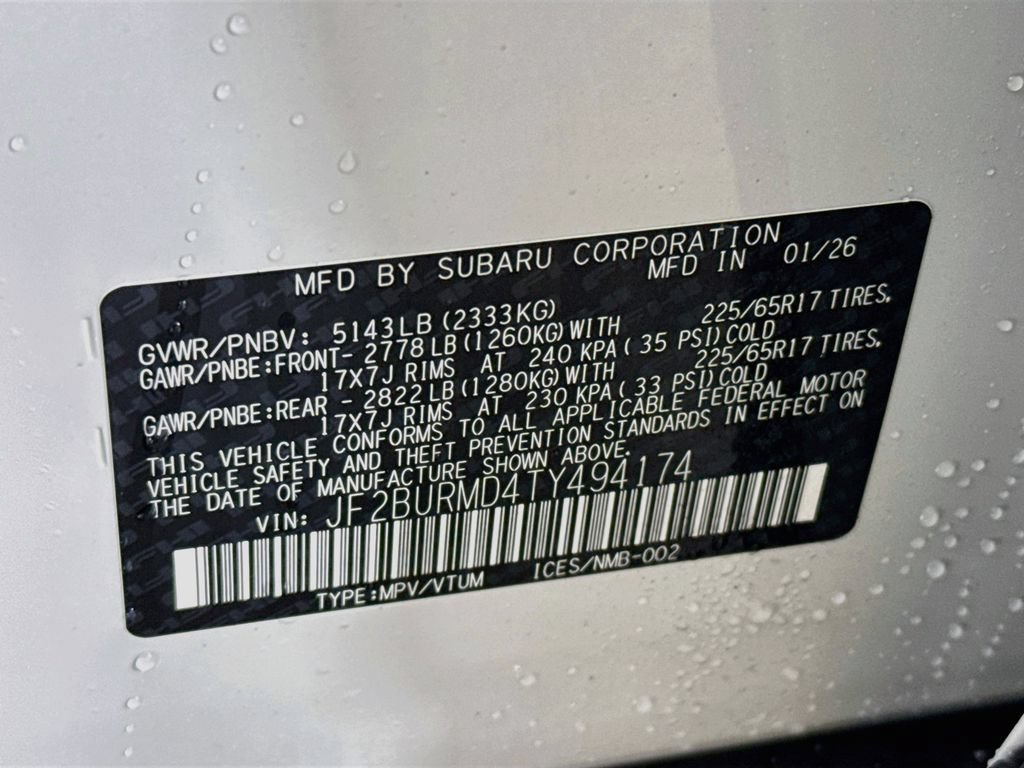 New 2026 Subaru Outback Wilderness AWD/4WD image 40