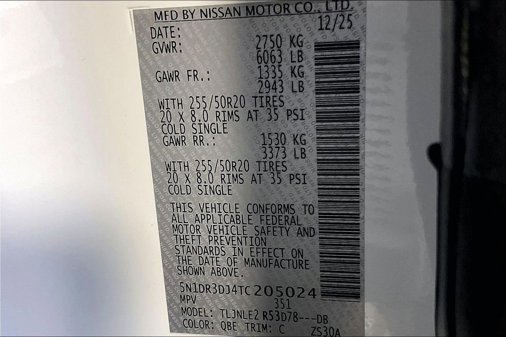 New 2026 Nissan Pathfinder Platinum w/ Cargo Package image 27