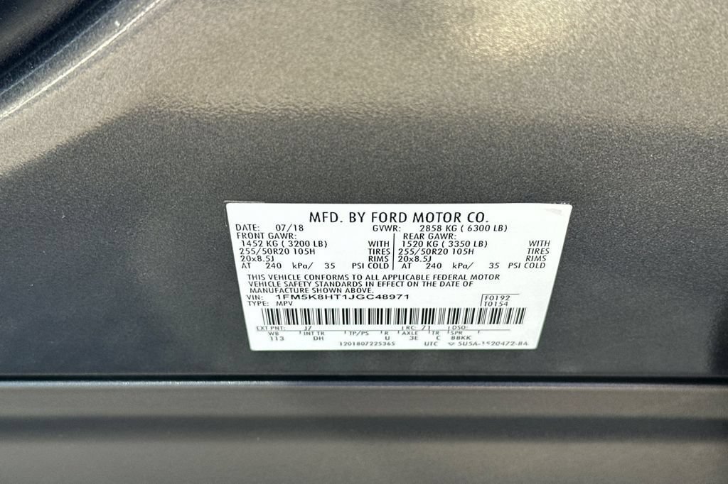 Used 2018 Ford Explorer Platinum AWD/4WD image 32