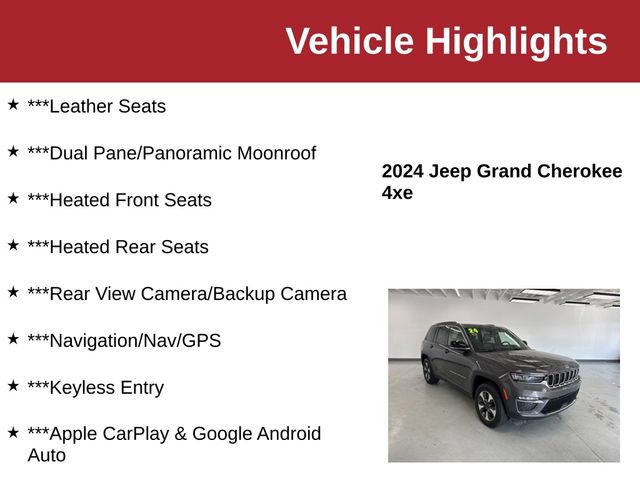 Used 2024 Jeep Grand Cherokee Limited 4xe AWD/4WD image 10