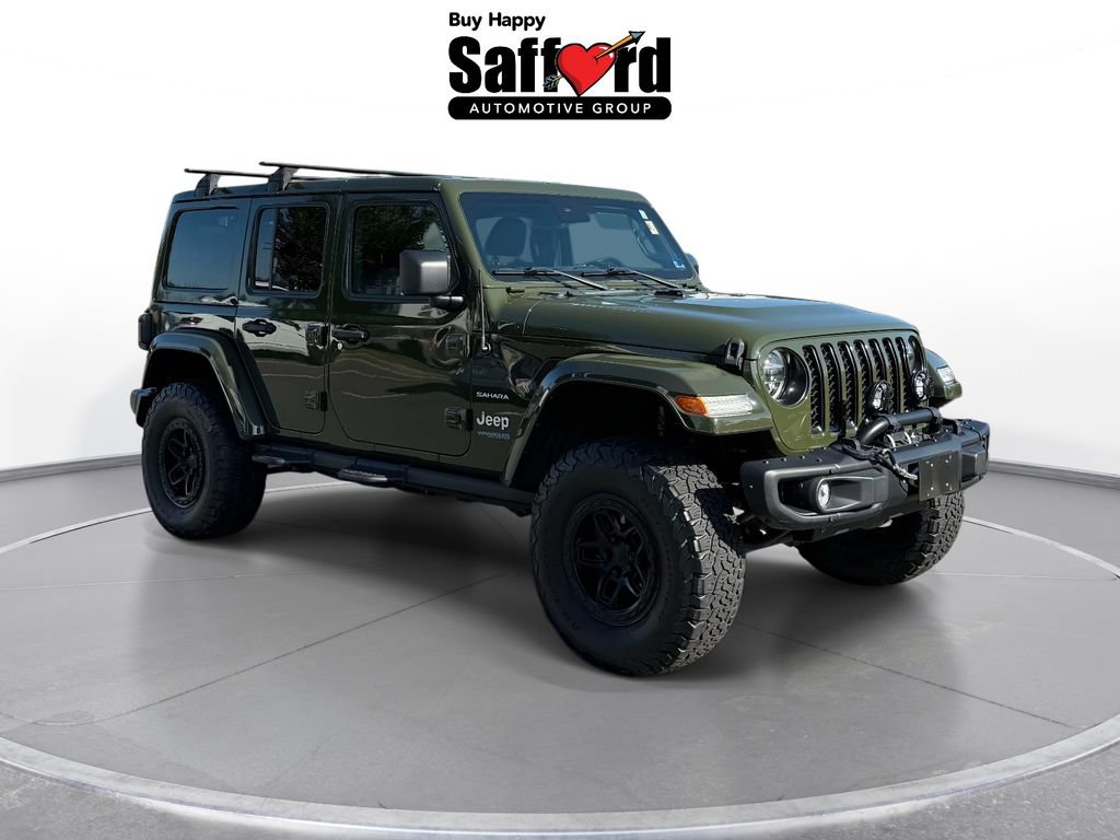 Used 2021 Jeep Wrangler Unlimited Sahara w/ Cold Weather Group AWD/4WD image 10