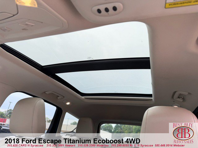 Used 2018 Ford Escape Titanium w/ Ford Safe & Smart Package AWD/4WD image 13