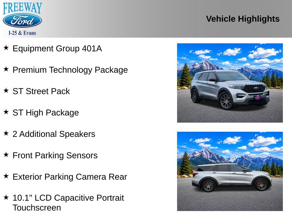 Certified 2022 Ford Explorer ST w/ Equipment Group 401A AWD/4WD image 4