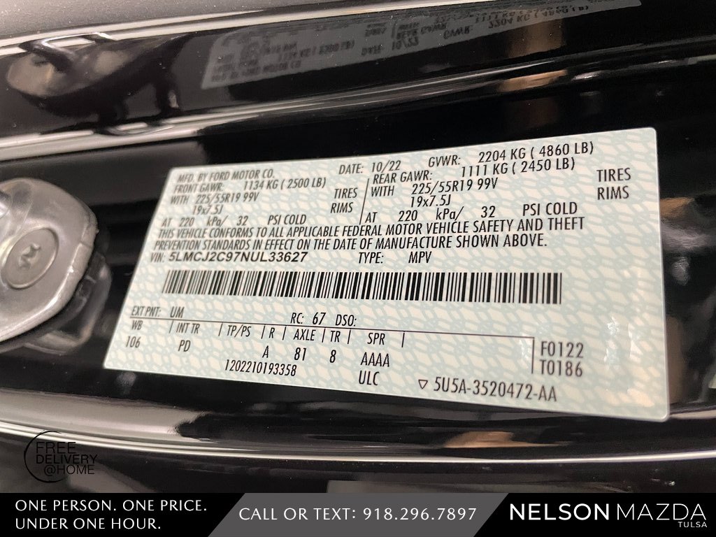 Used 2022 Lincoln Corsair Reserve w/ Elements Package image 51