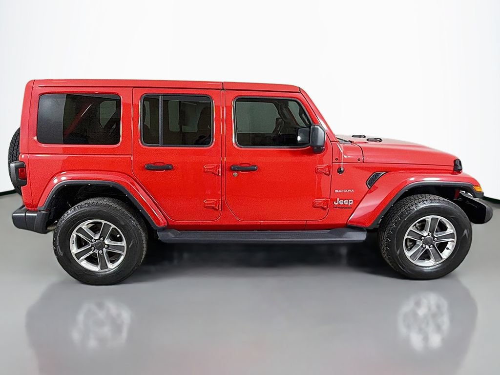 Used 2021 Jeep Wrangler Unlimited Sahara w/ Uconnect 4C Nav & Sound Group AWD/4WD image 15