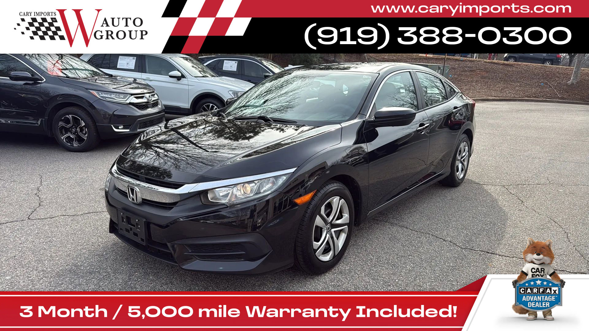 Used 2016 Honda Civic LX