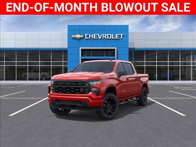 New 2026 Chevrolet Silverado 1500 Custom w/ Turbomax Blackout Package RWD image 8