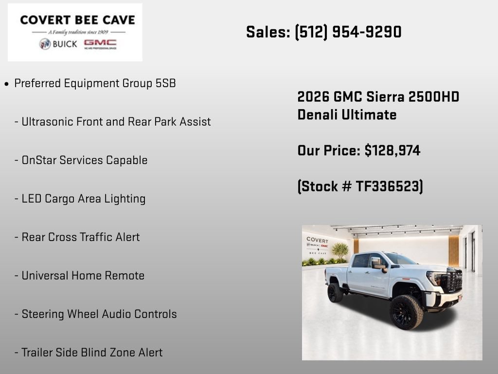 New 2026 GMC Sierra 2500 Denali Ultimate AWD/4WD image 31