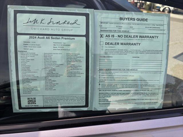 Used 2024 Audi A6 Premium Plus w/ Premium Plus Package image 19