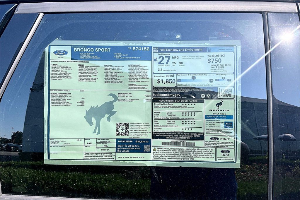 New 2026 Ford Bronco Sport Big Bend w/ Convenience Package AWD/4WD image 14