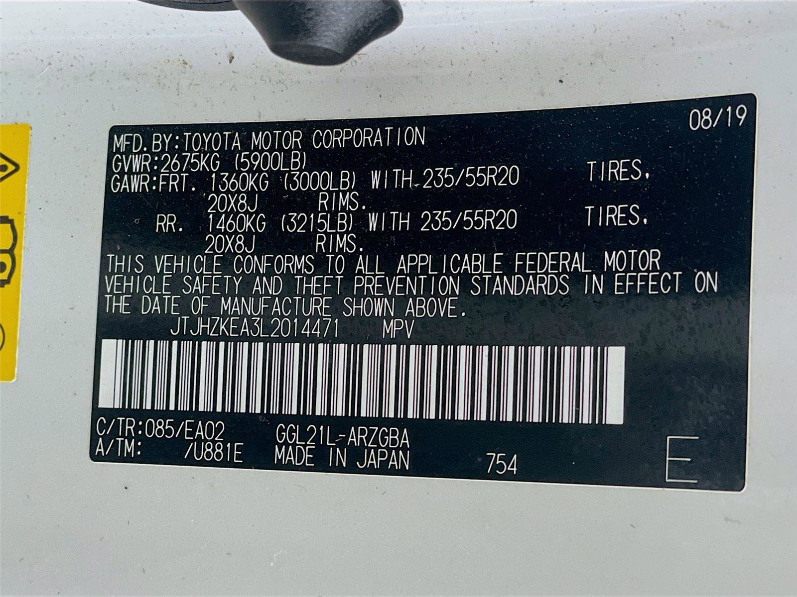 Used 2020 Lexus RX 350L FWD w/ Premium Package image 36