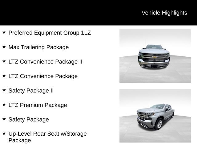 Used 2019 Chevrolet Silverado 1500 LTZ w/ LTZ Premium Package AWD/4WD image 13