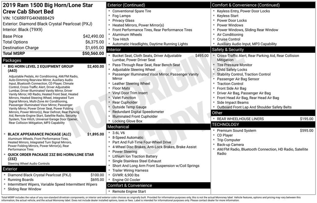 Used 2019 RAM 1500 Big Horn AWD/4WD image 31