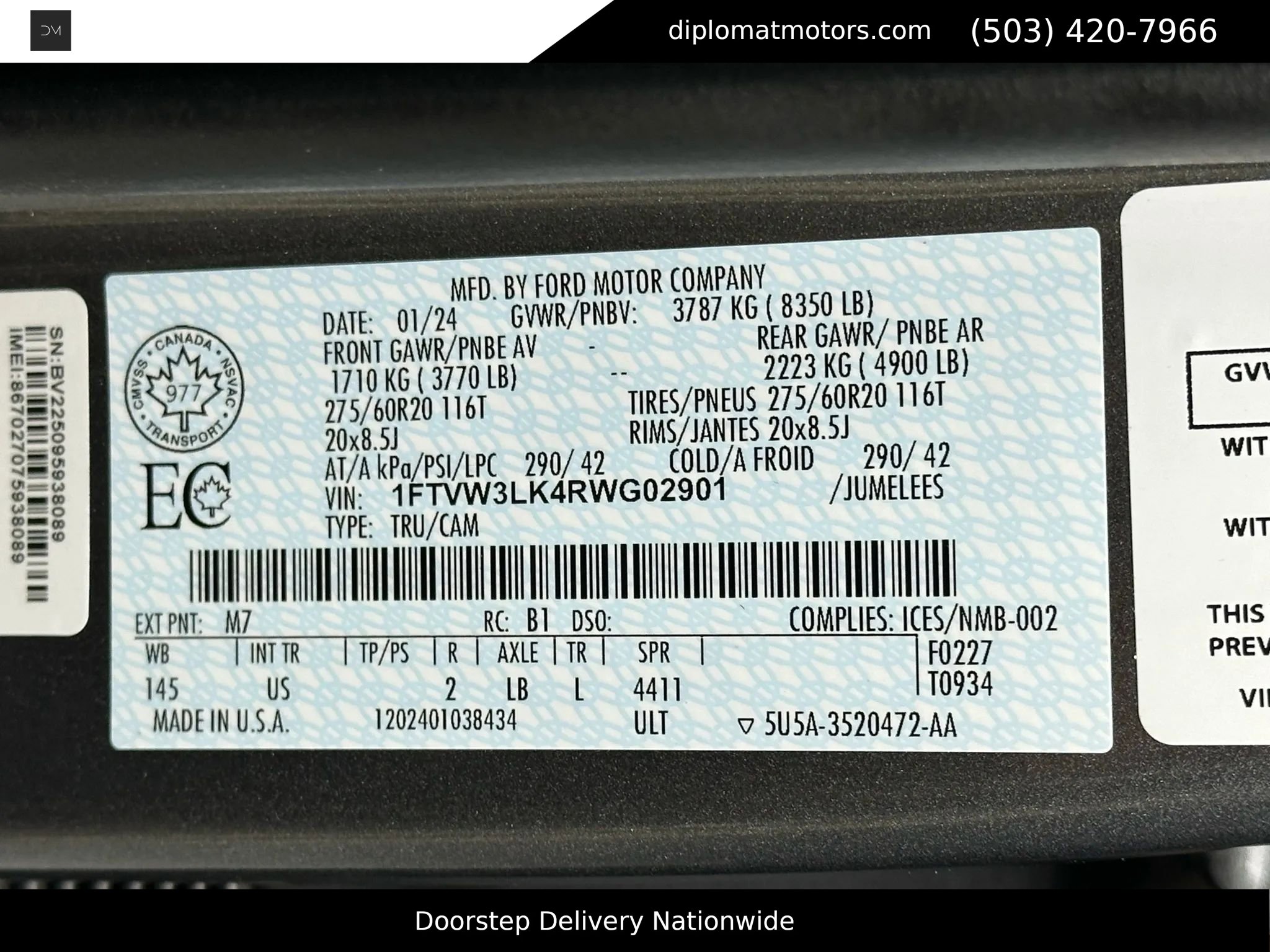 Used 2024 Ford F150 Lightning XLT image 47