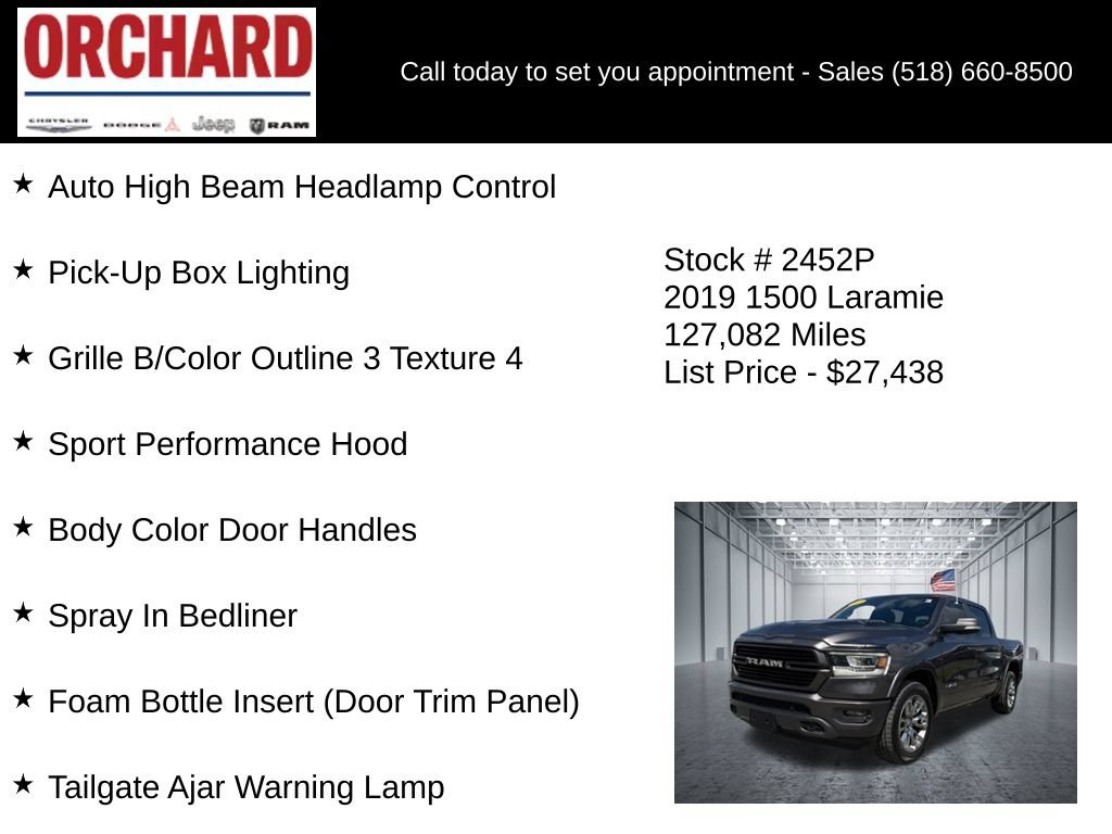 Used 2019 RAM 1500 Laramie AWD/4WD image 29